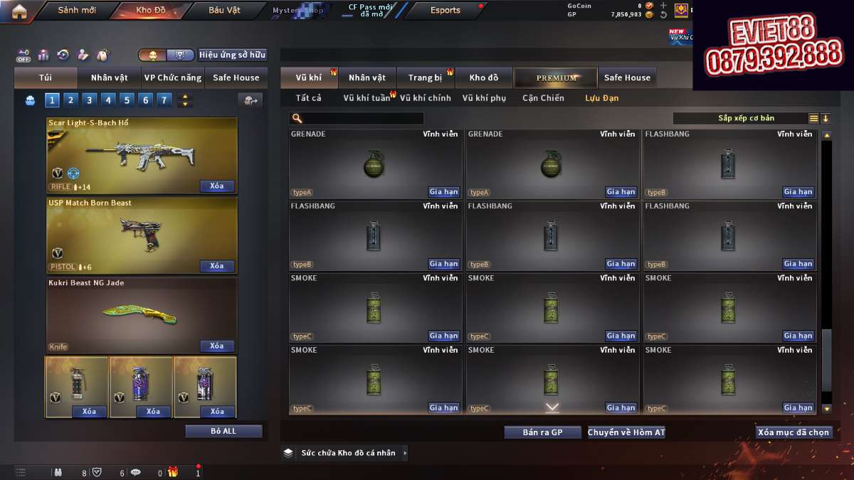 shop acc cf uy tin gia re